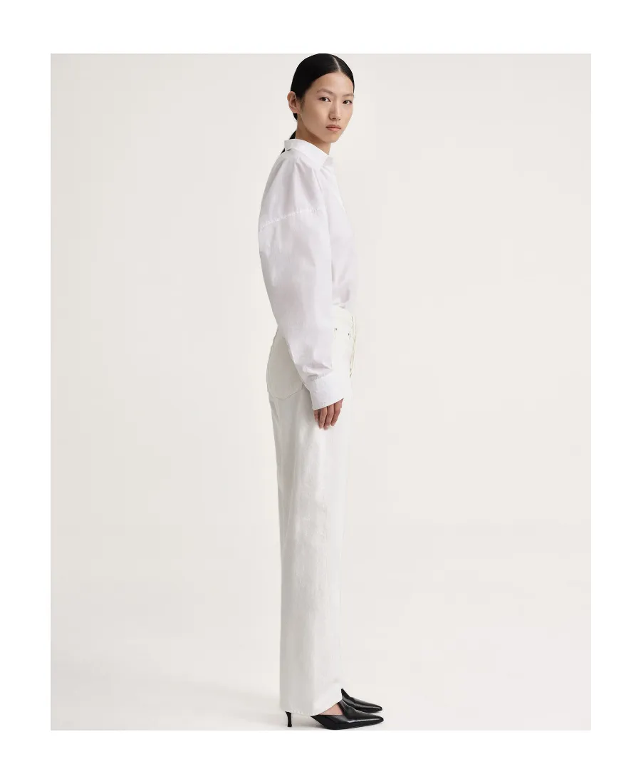 Totme High-Waisted Straight Leg Jeans