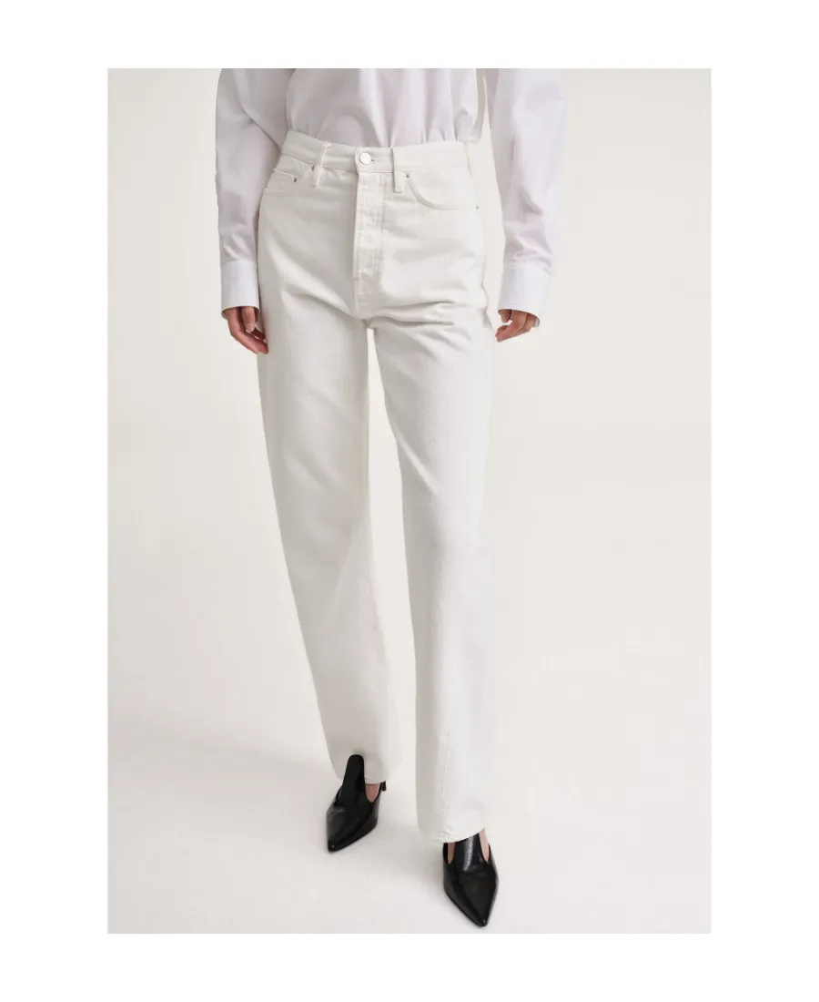 Totme High-Waisted Straight Leg Jeans