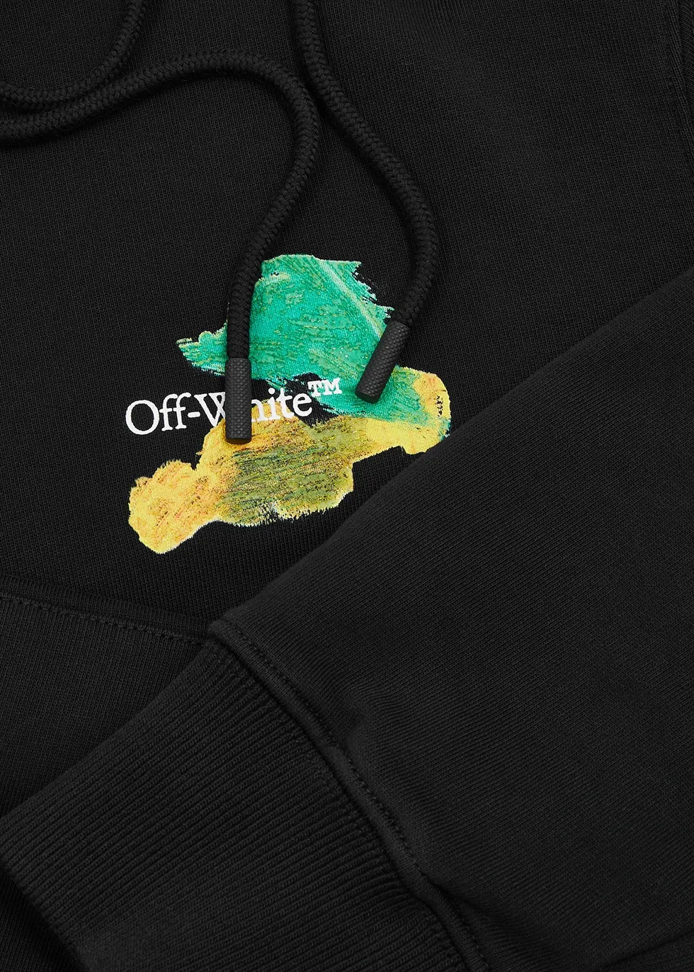 Brush Arrow Cotton Hoodie