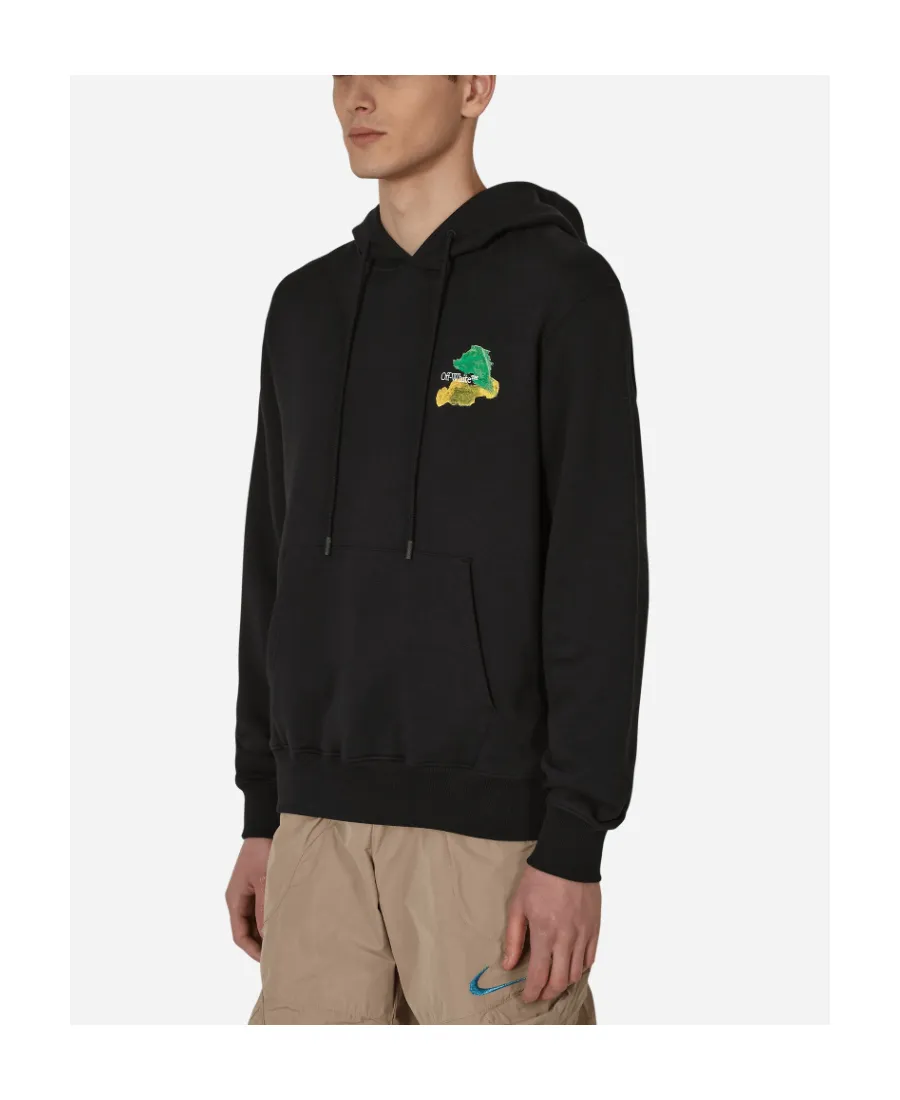 Brush Arrow Cotton Hoodie