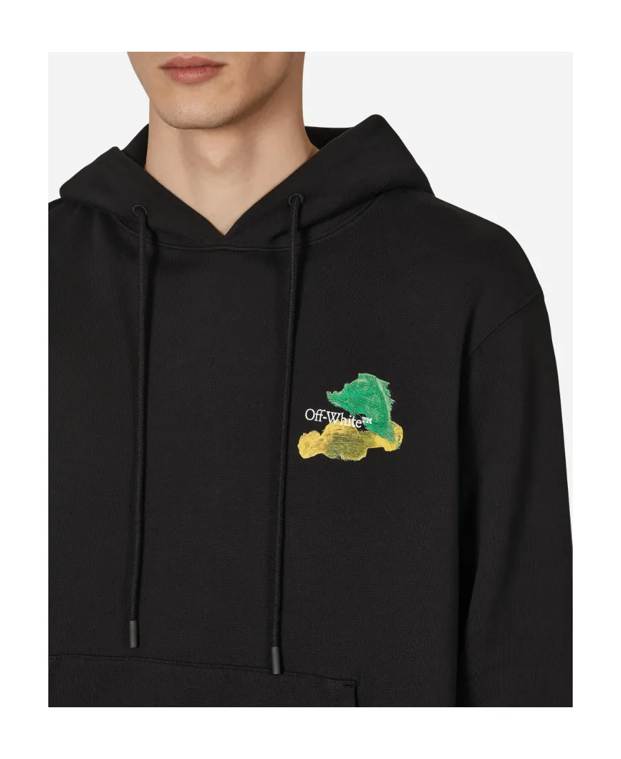 Brush Arrow Cotton Hoodie
