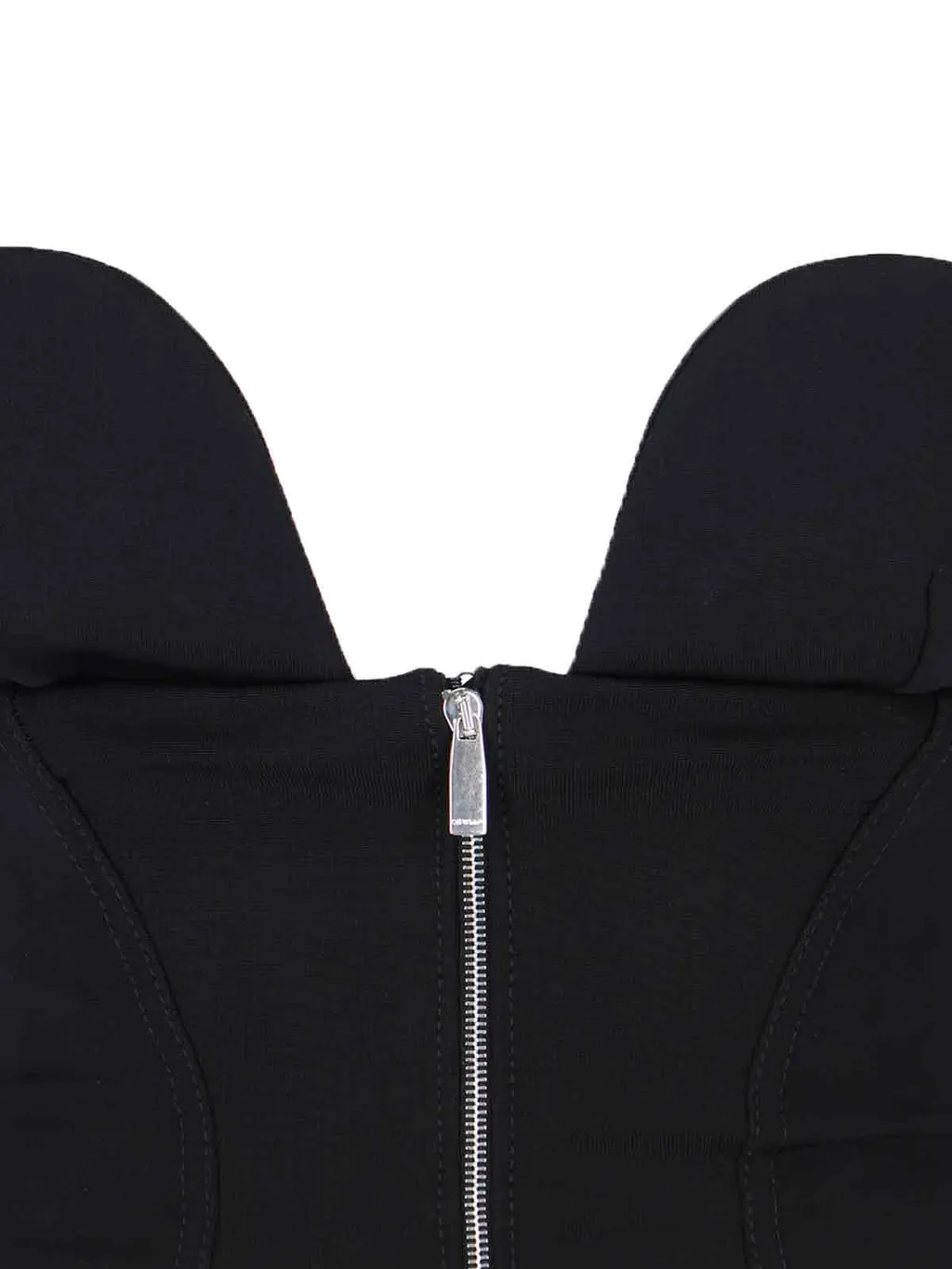 Zipped Strapless Minidress
