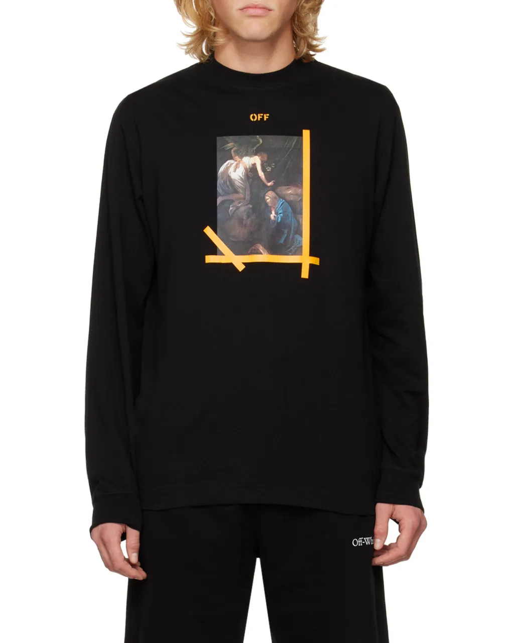 Painting-Print Long-Sleeve T-Shirt