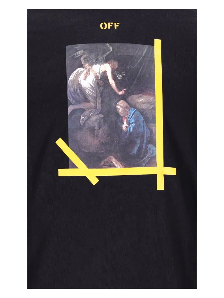 Painting-Print Long-Sleeve T-Shirt
