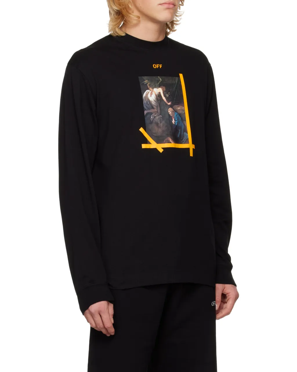 Painting-Print Long-Sleeve T-Shirt