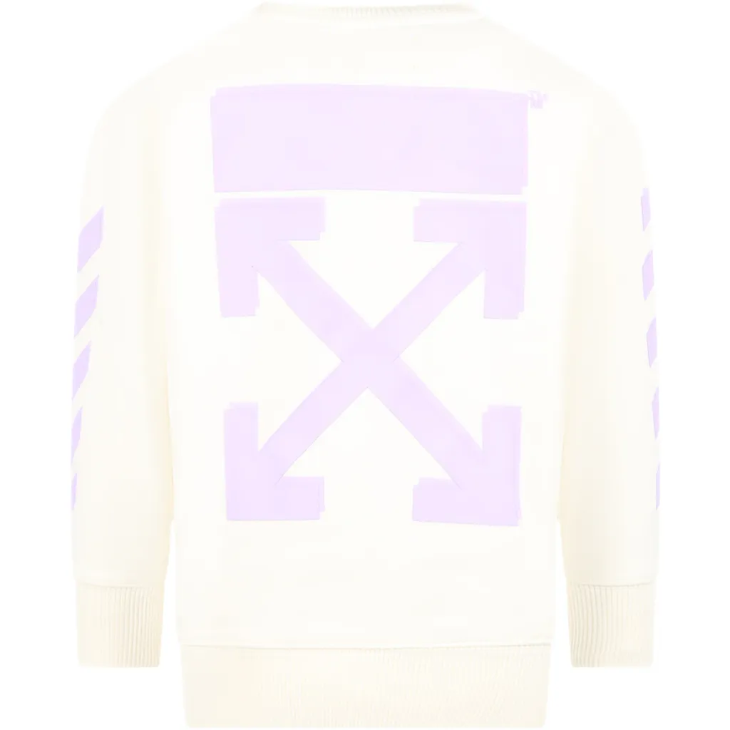 Off-White Kids Arrows Printed Crewneck Sweatshirt