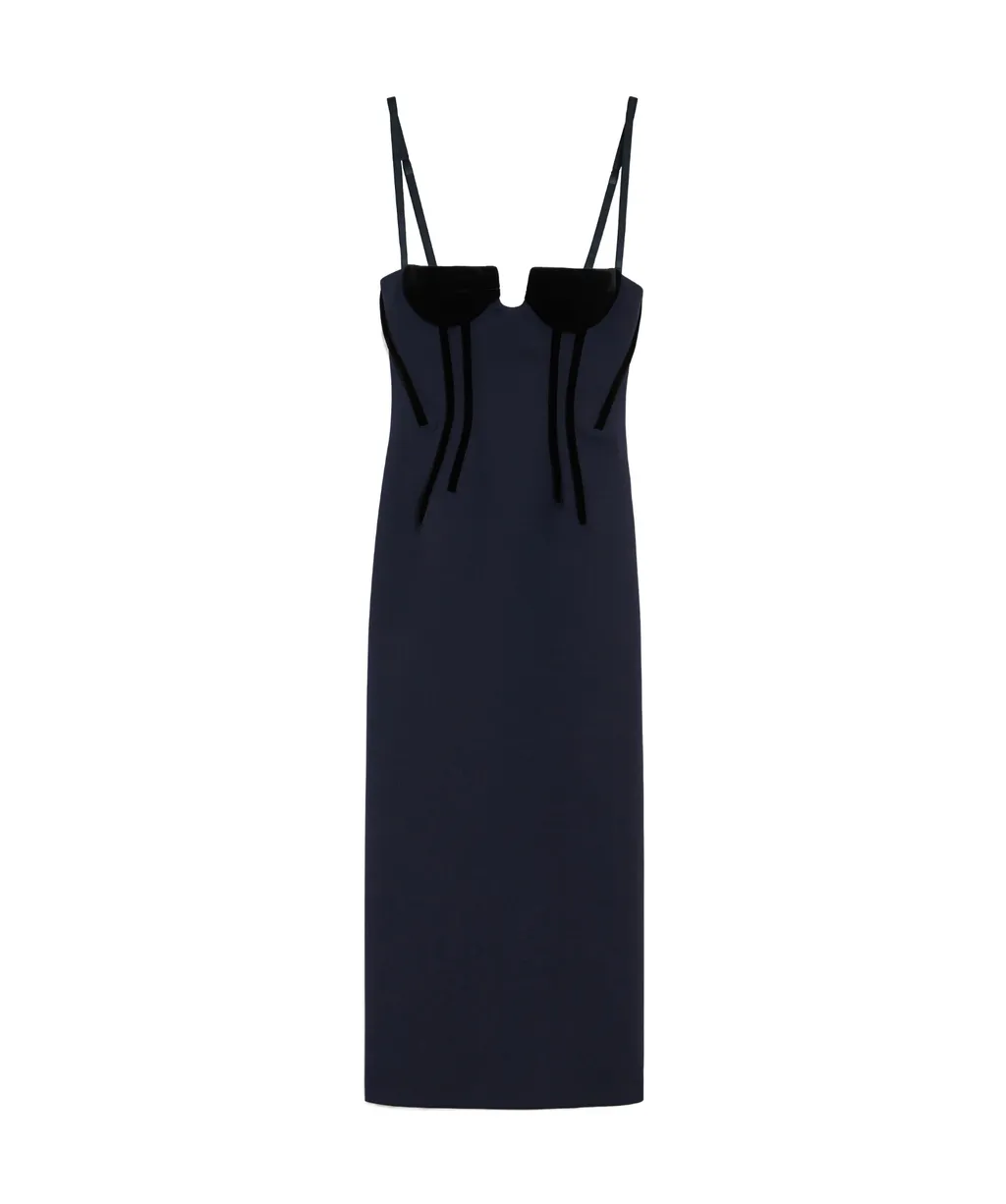 Sportmax Anemone Straight Hem Sleeveless Dress