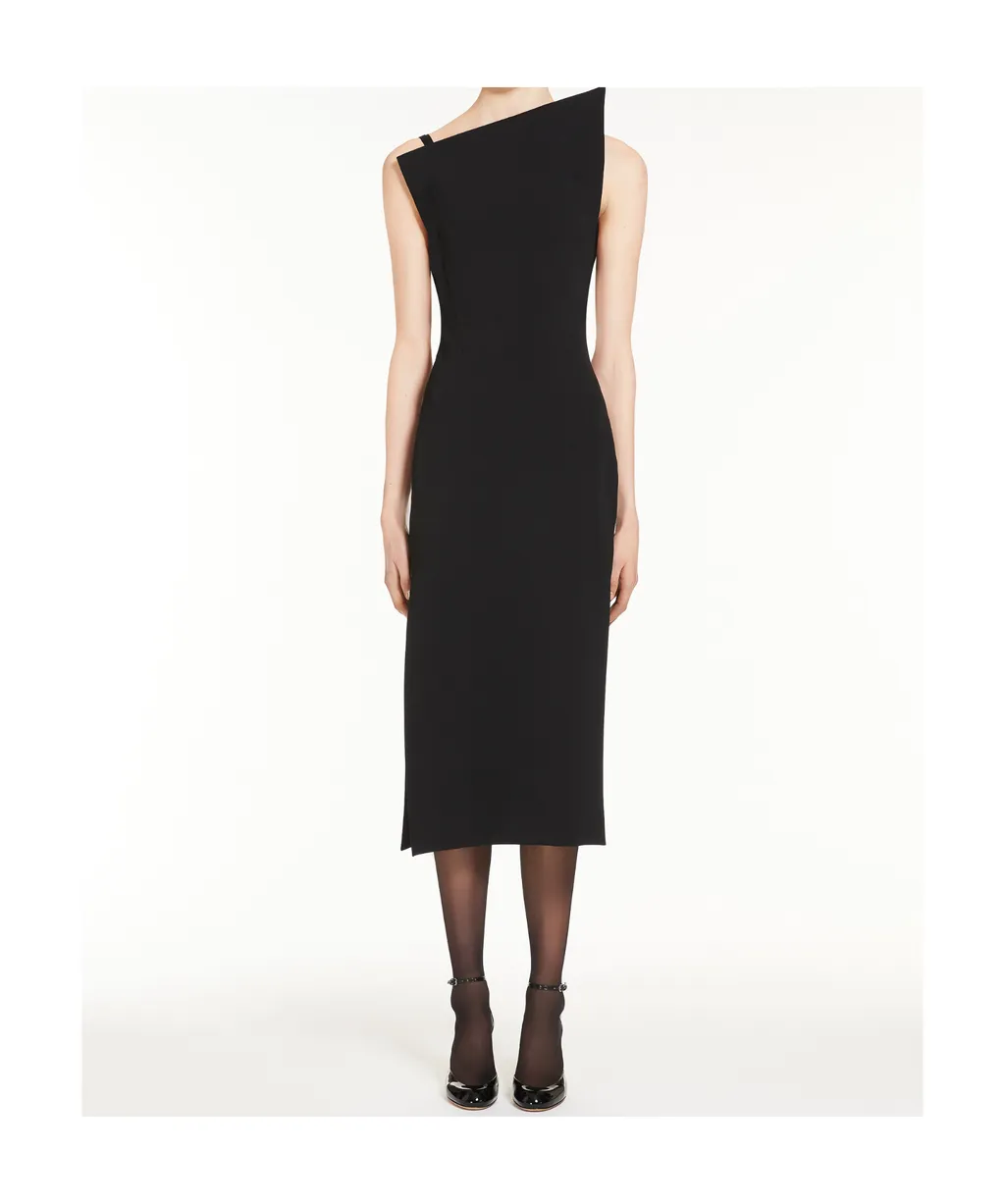 Asymmetrical Wool Dress