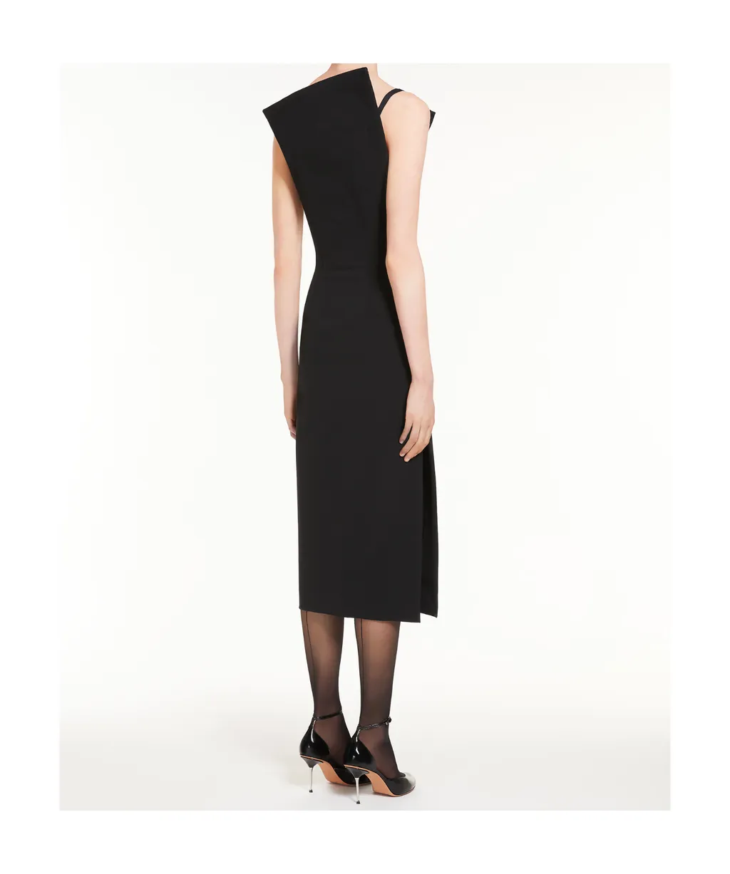 Asymmetrical Wool Dress