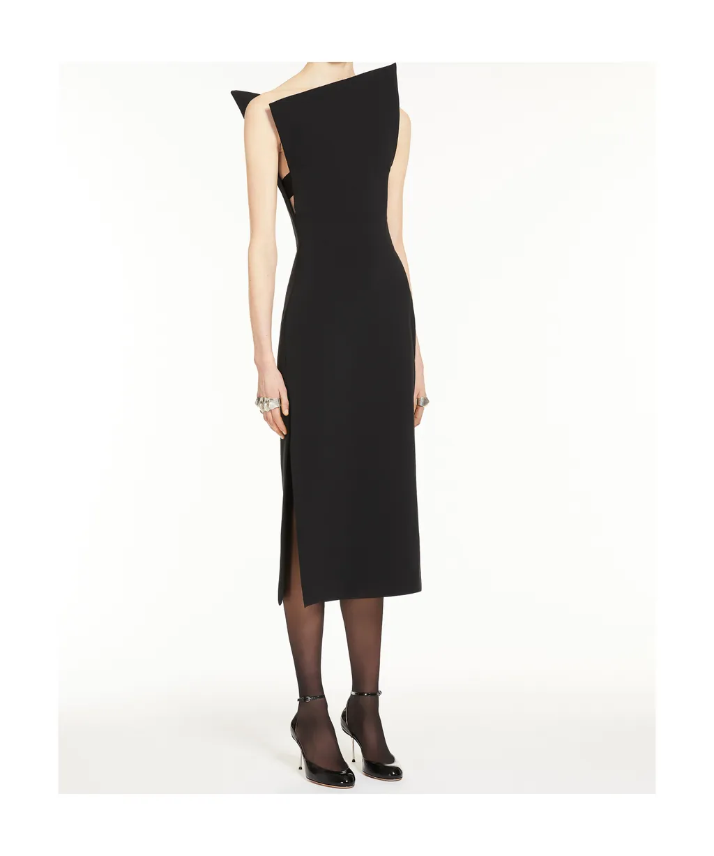 Asymmetrical Wool Dress