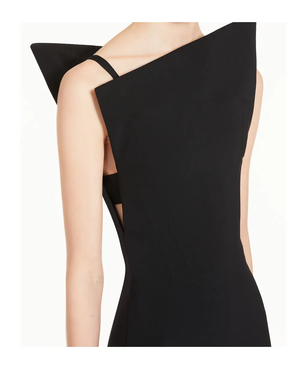 Asymmetrical Wool Dress