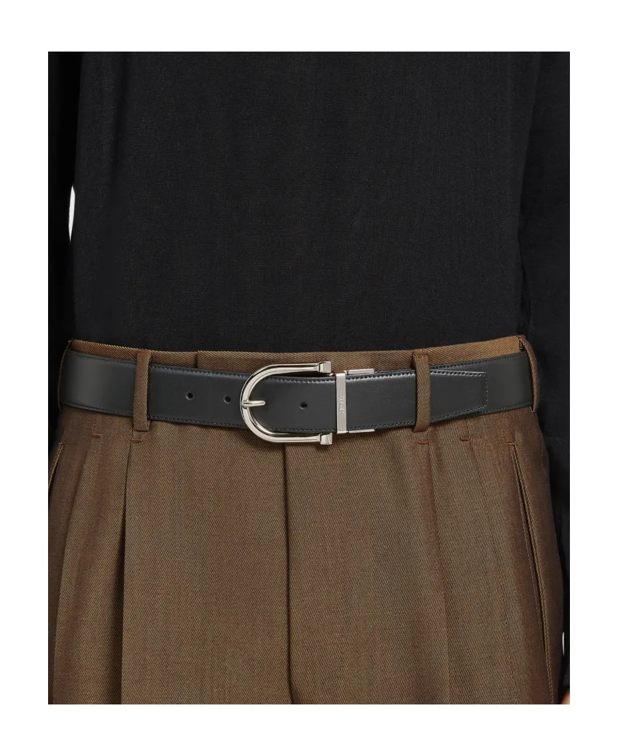 Zegna Staffa Buckle Belt