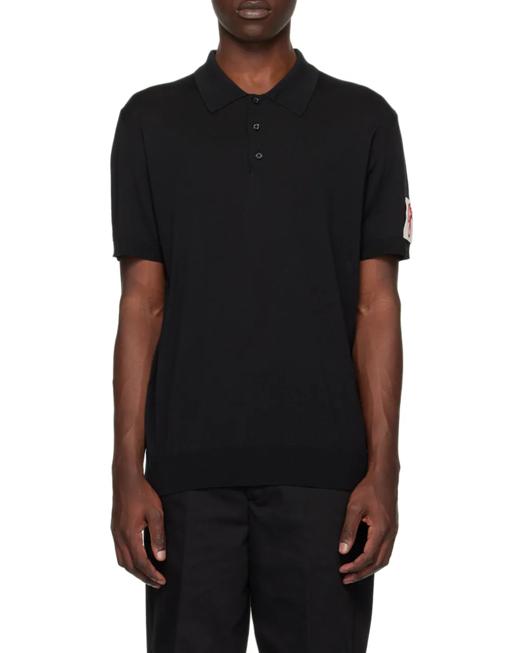 Golden Goose Deluxe Brand Logo Patch Polo Shirt