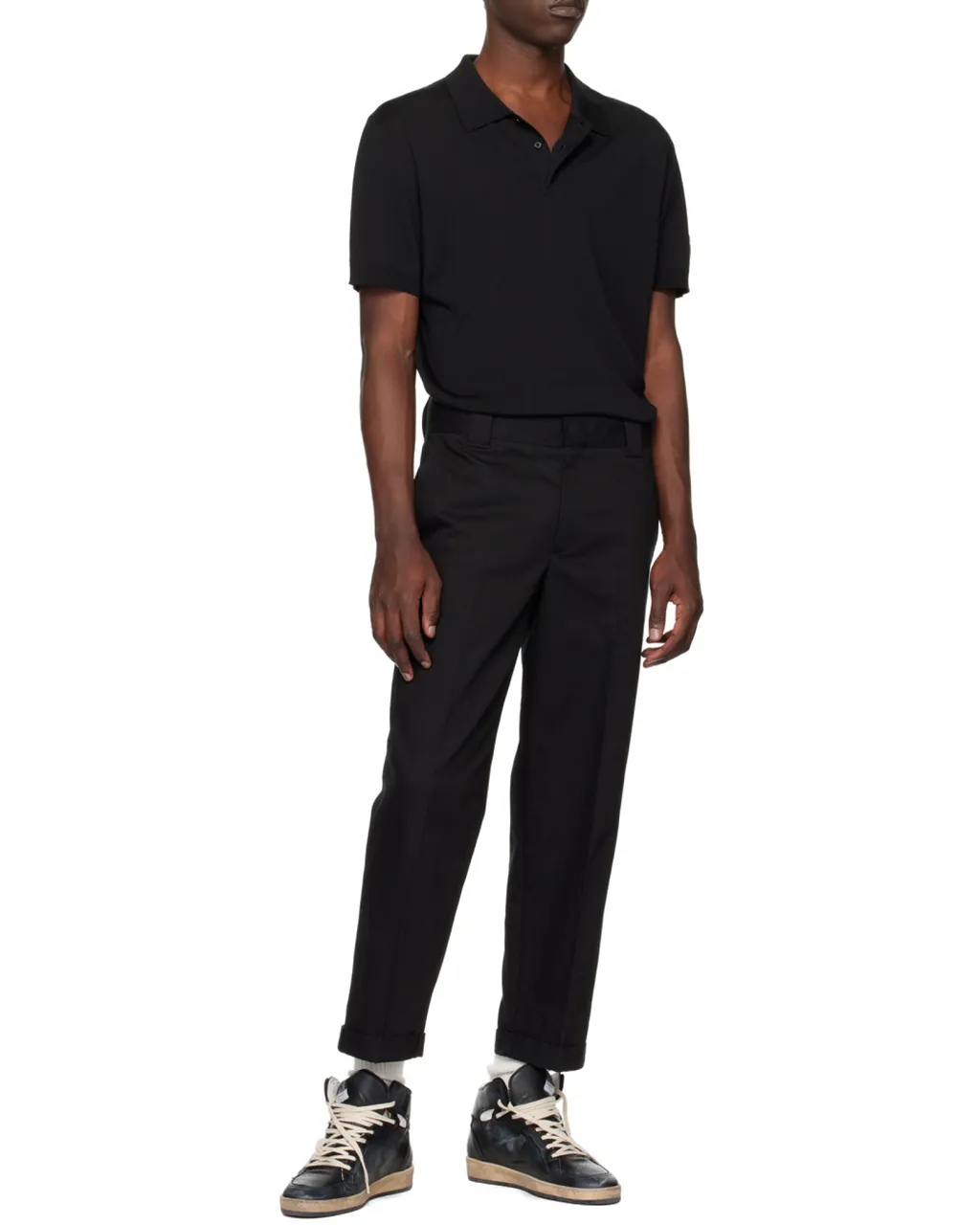 Golden Goose Deluxe Brand Logo Patch Polo Shirt