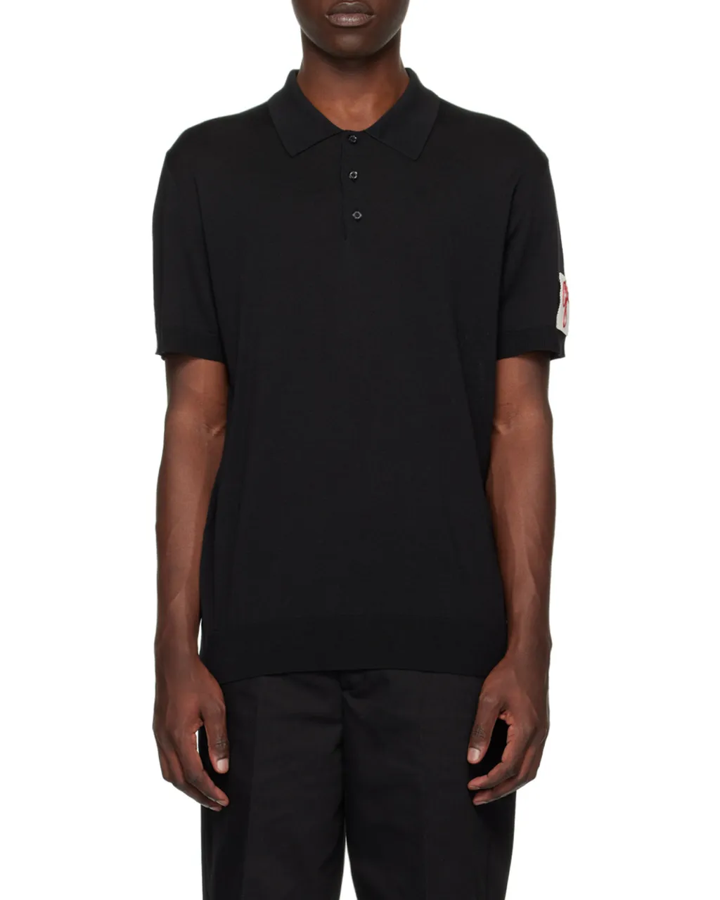 Golden Goose Deluxe Brand Logo Patch Polo Shirt