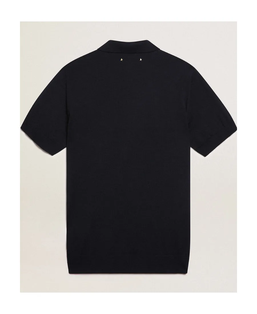 Golden Goose Deluxe Brand Logo Patch Polo Shirt