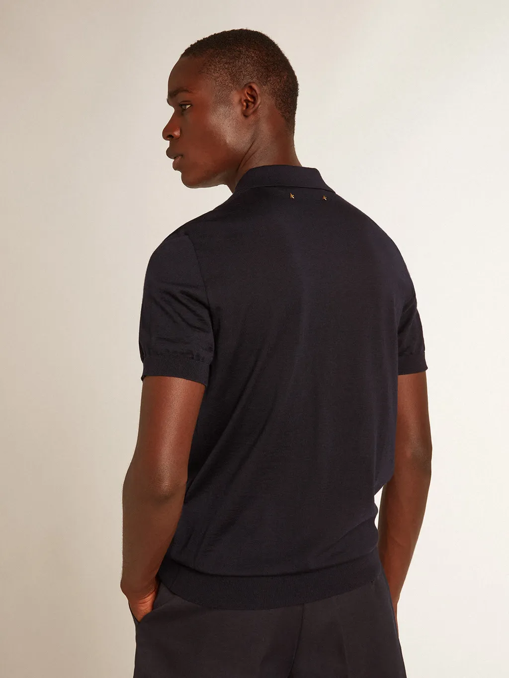 Golden Goose Deluxe Brand Logo Patch Polo Shirt