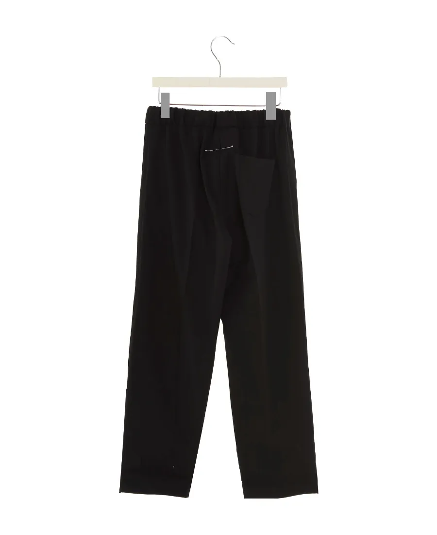 Mm6 Maison Margiela Kids Logo-Embroidered Drawstring Trousers