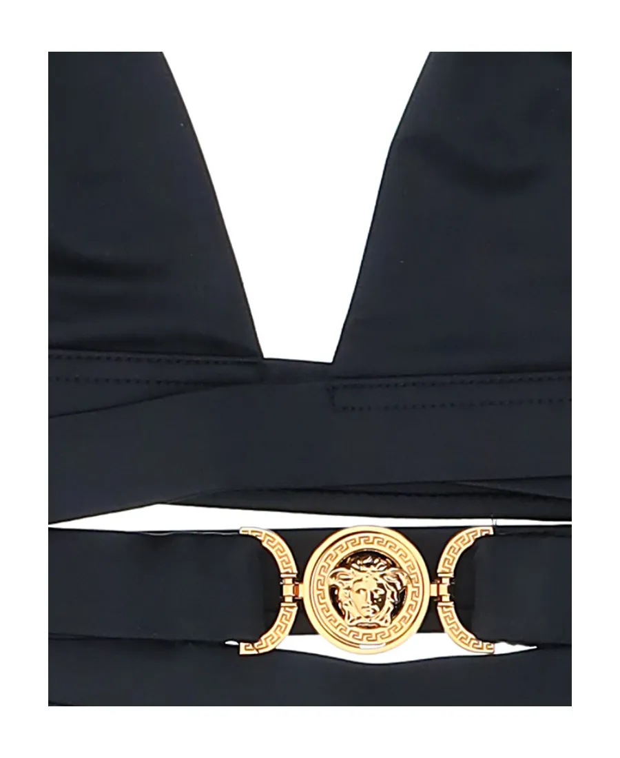 Logo-Embellished Bikini Top