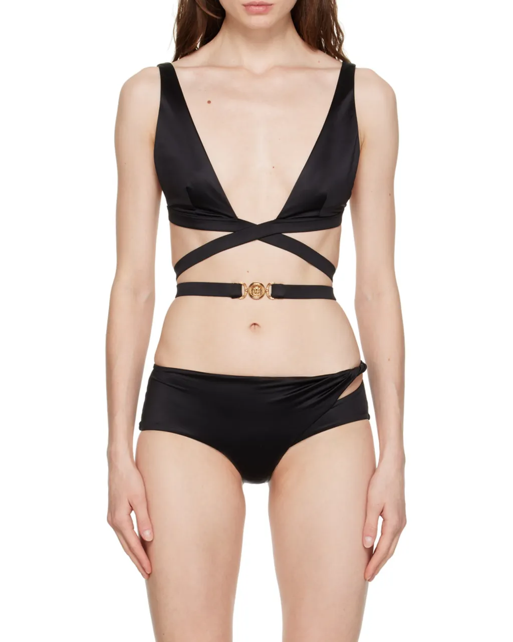 Logo-Embellished Bikini Top