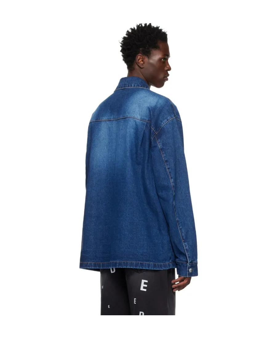Logo Painted Denim Jacket