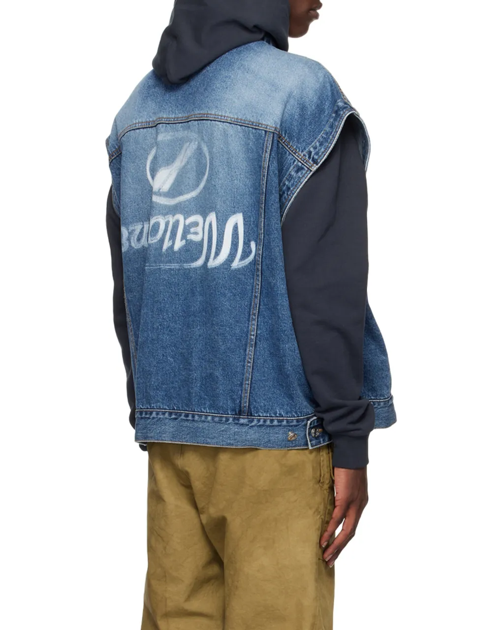 Logo Denim Vest
