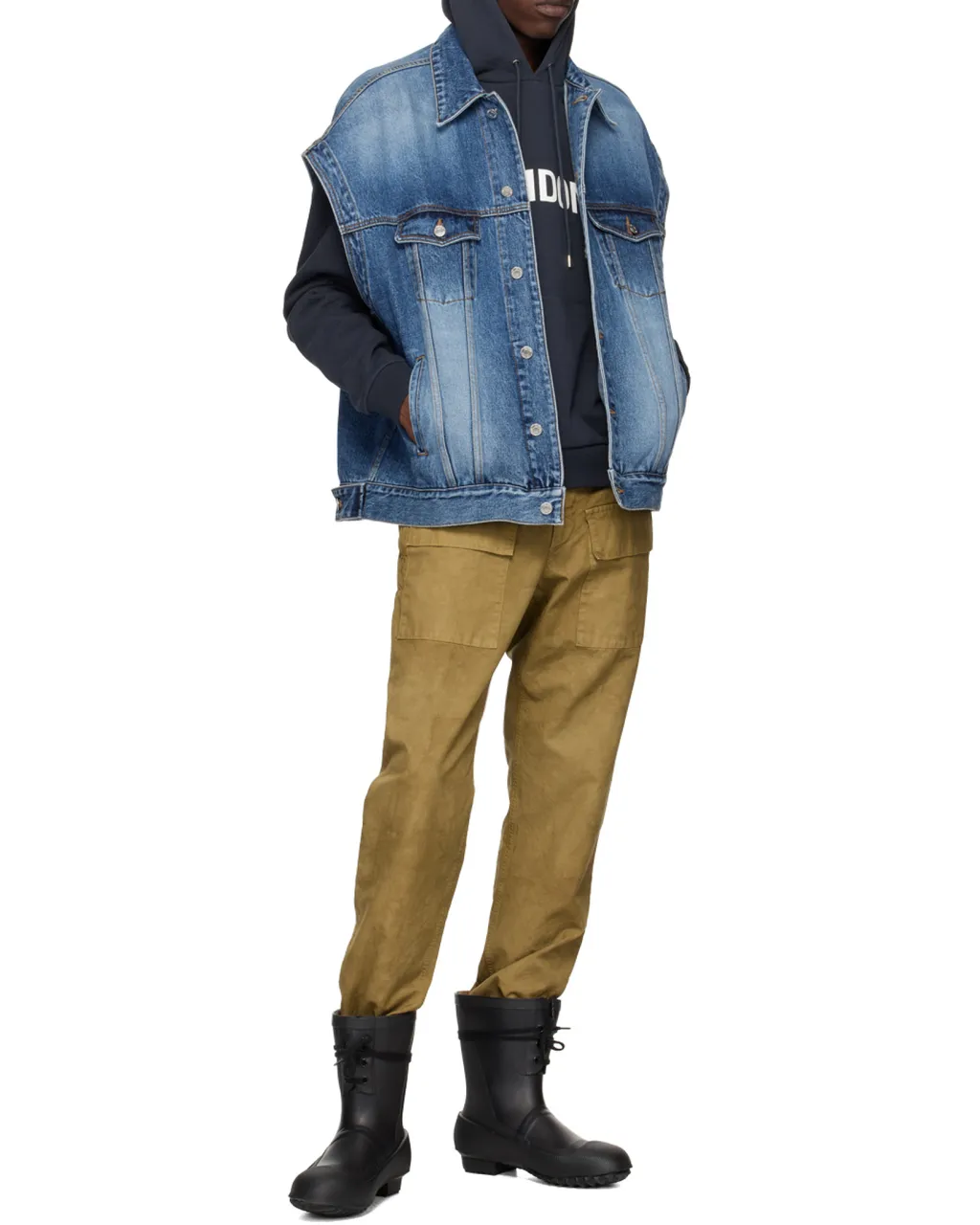 Logo Denim Vest