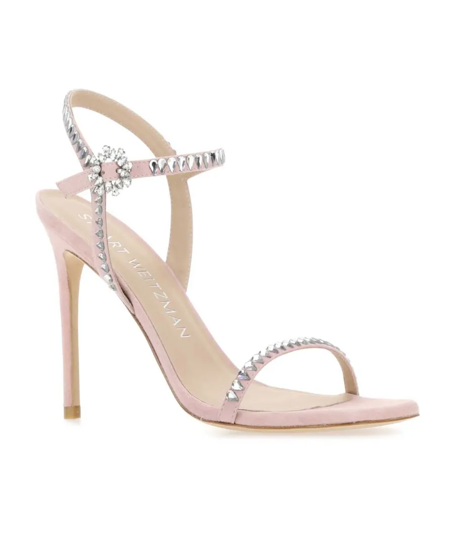 Stuart Weitzman Gemcut Strappy Heeled Sandals
