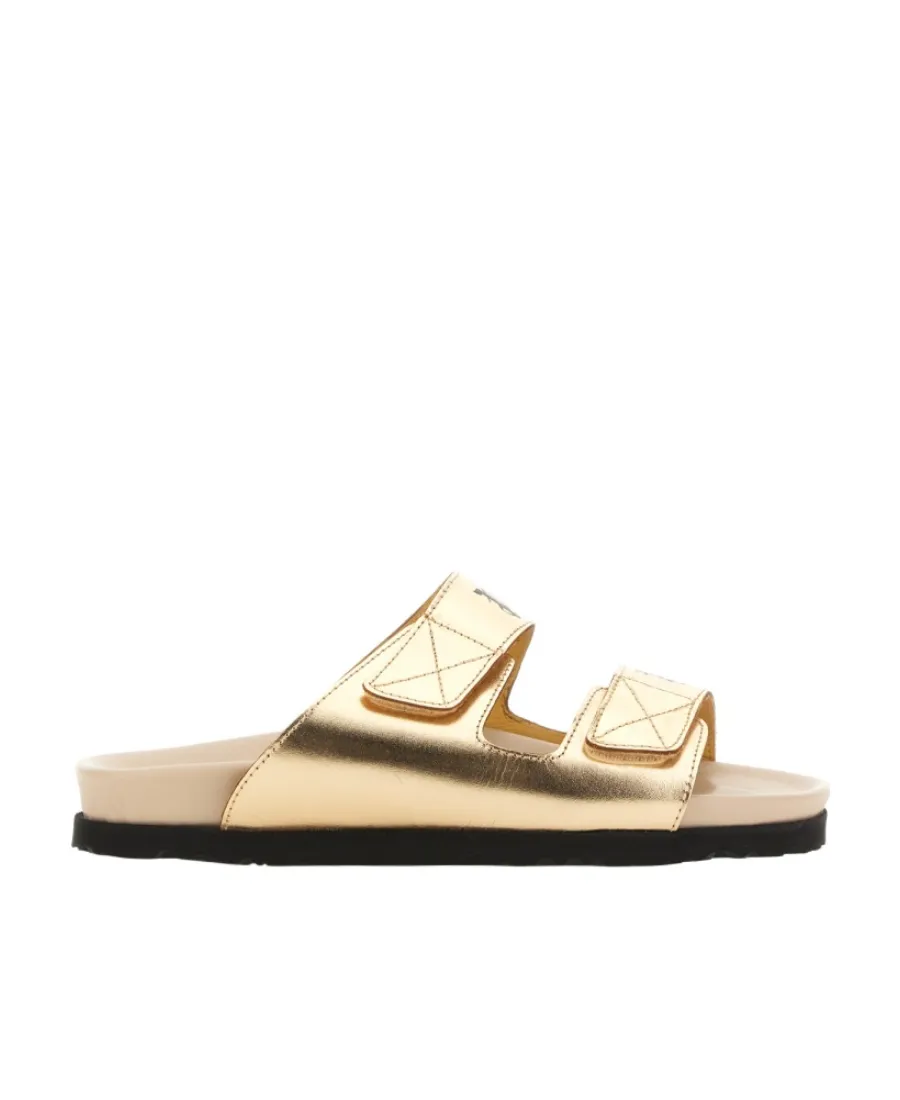 Palm Angels Logo Printed Slip-On Sandals