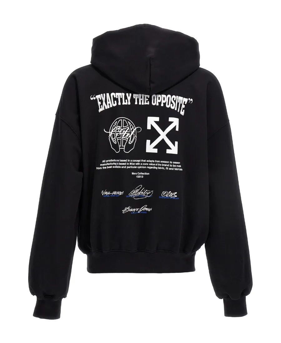 Graphic-Print Cotton Hoodie