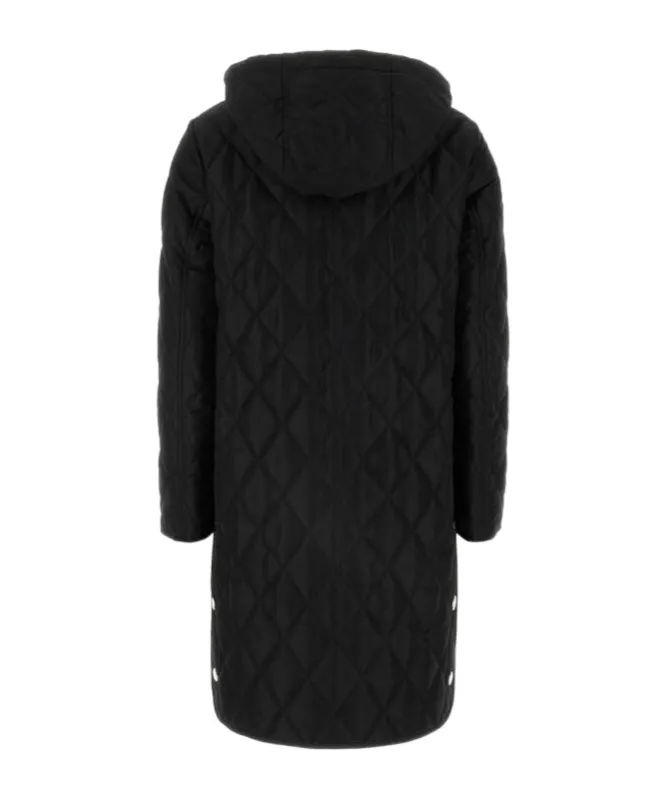 Burberry Quilted Hooded Coat