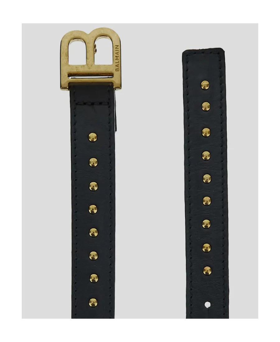 Balmain Kids B Logo Buckle Belt