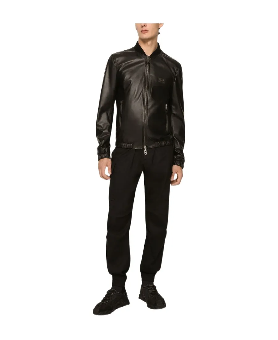 Dolce & Gabbana Dg Essentials Zipped Bomber Jacket