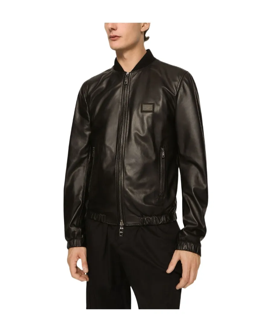 Dolce & Gabbana Dg Essentials Zipped Bomber Jacket