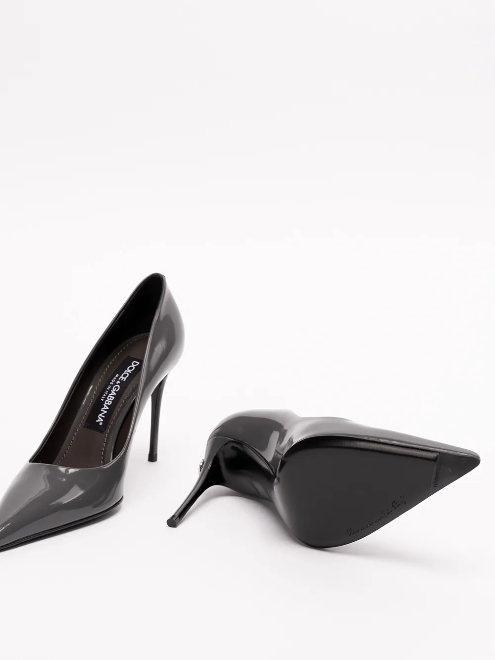 Dolce & Gabbana Pointed Toe Polished Pumps
