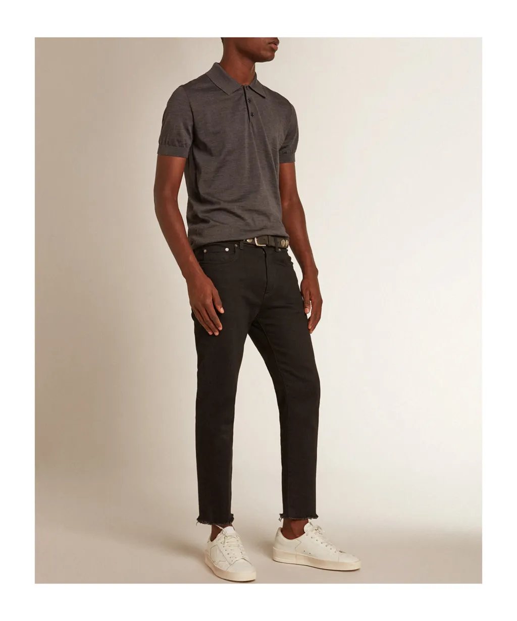 Golden Goose Deluxe Brand Logo Patch Polo Shirt