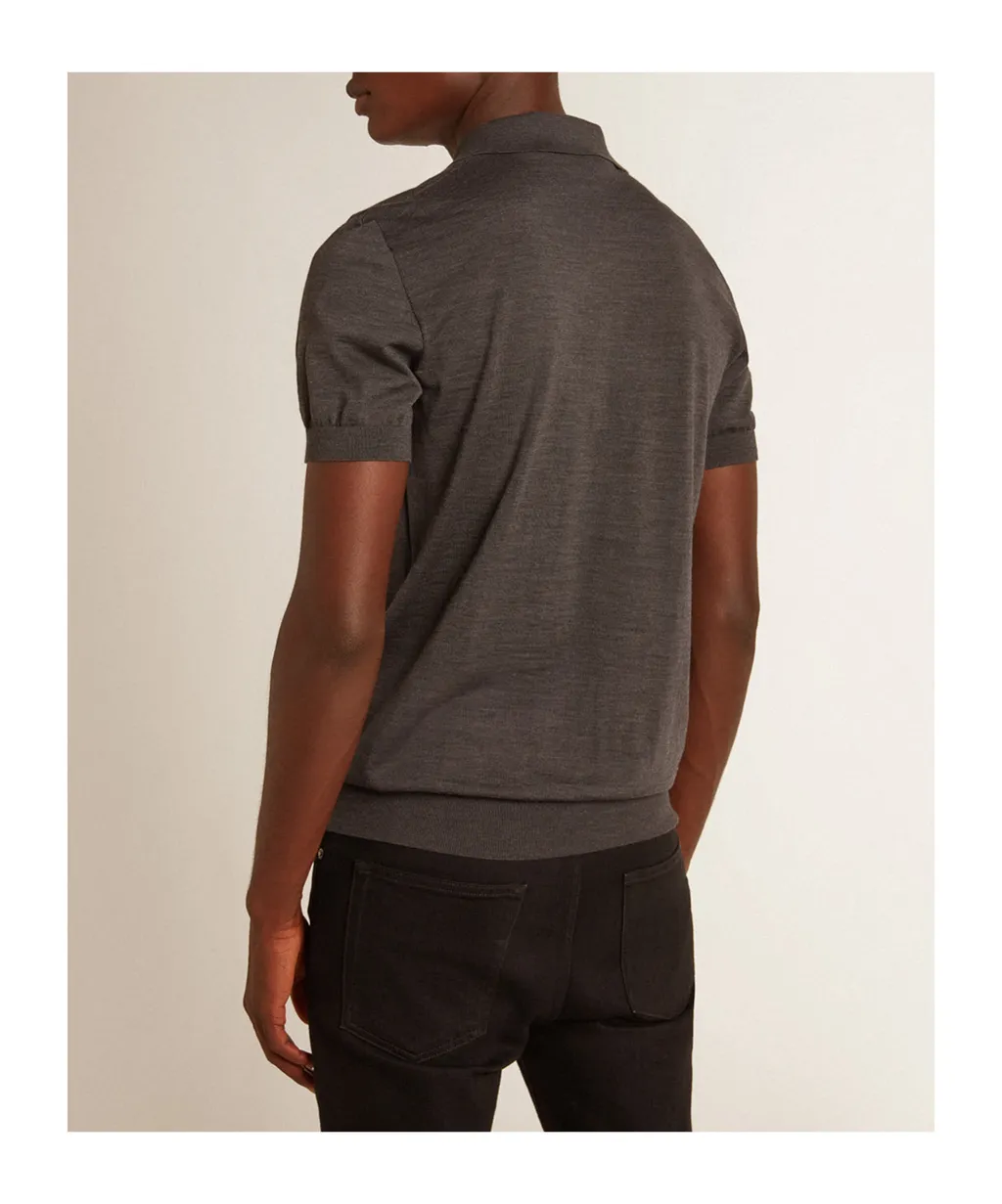 Golden Goose Deluxe Brand Logo Patch Polo Shirt