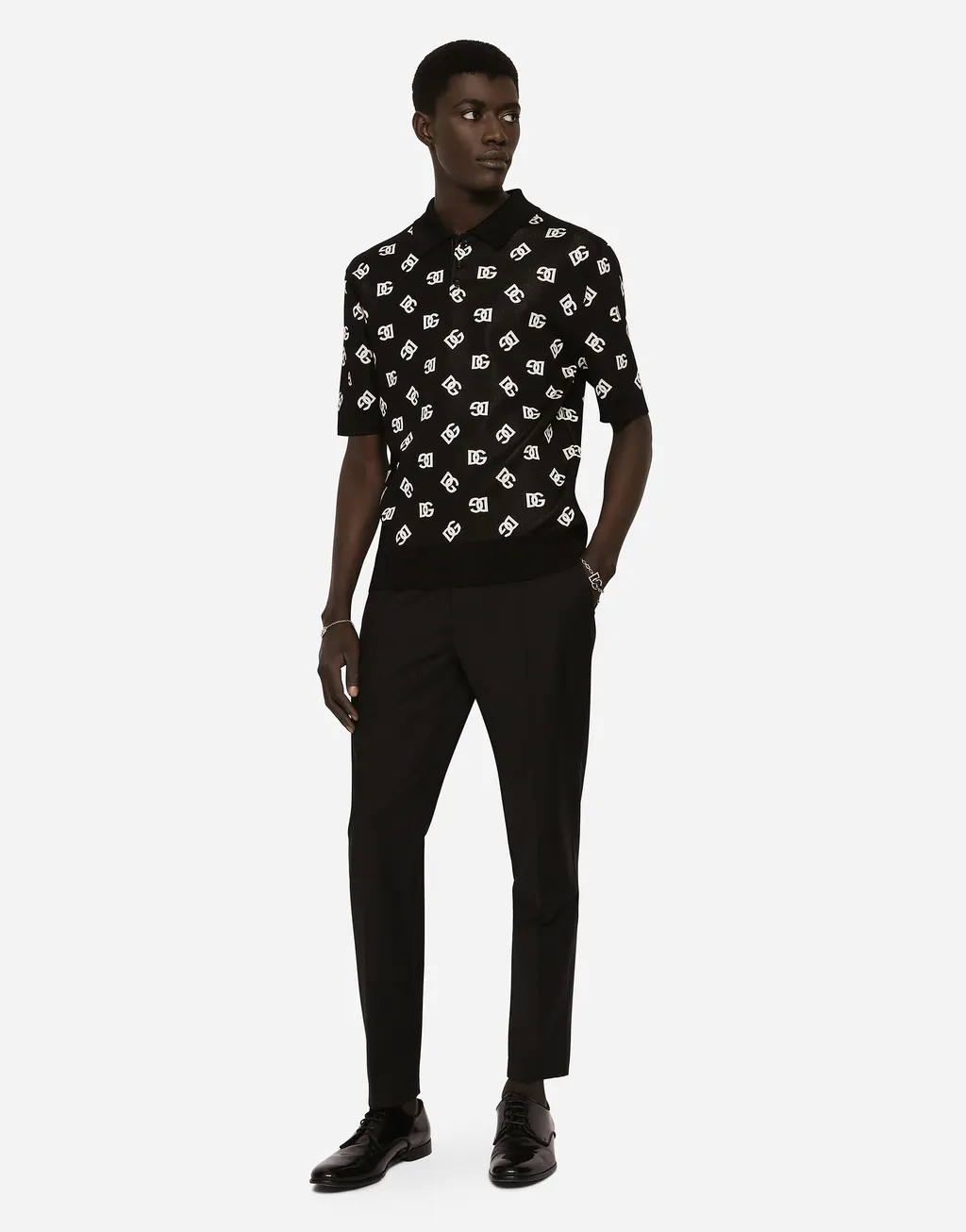 Dolce & Gabbana Logo-Embroidered Trousers
