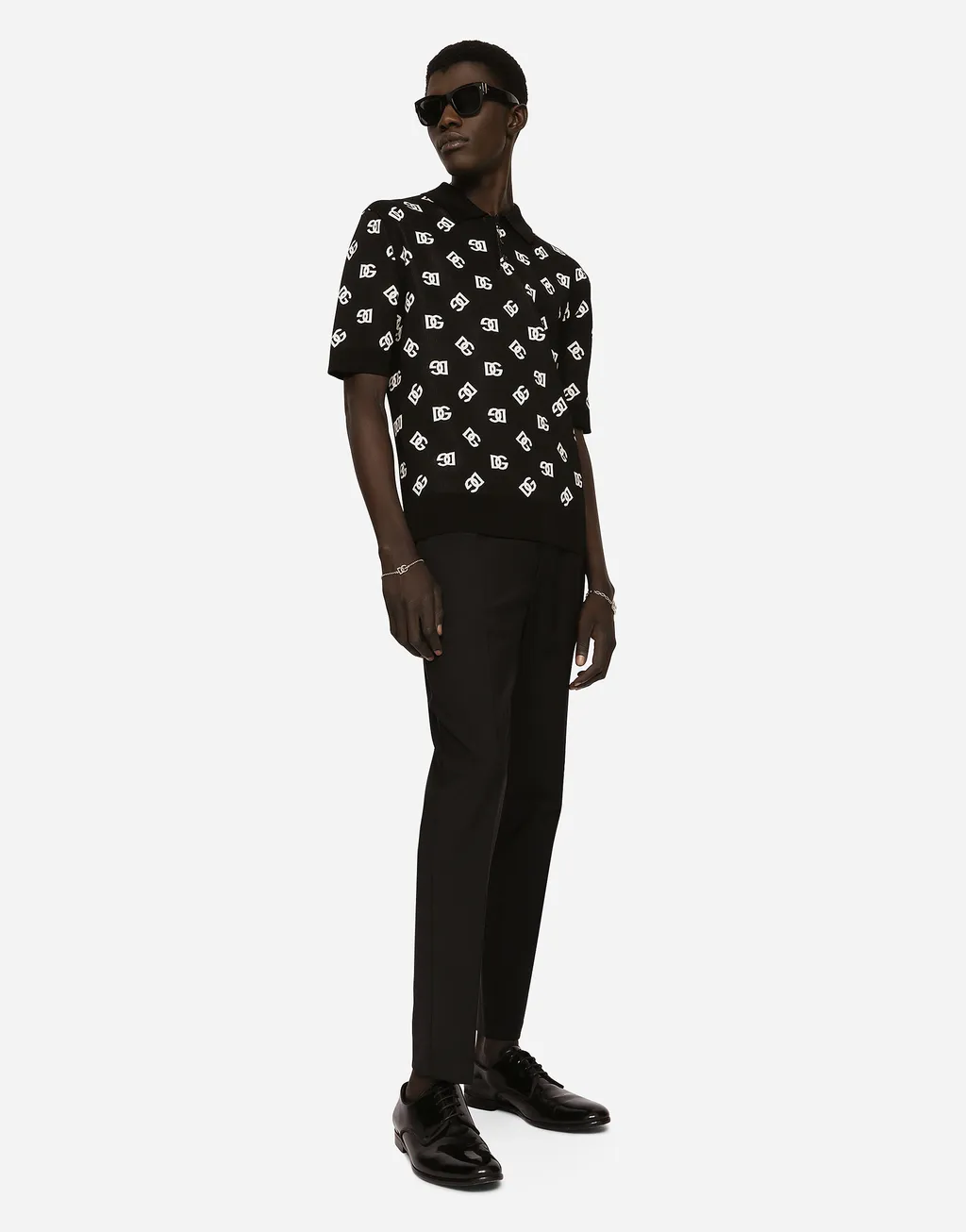 Dolce & Gabbana Logo-Embroidered Trousers