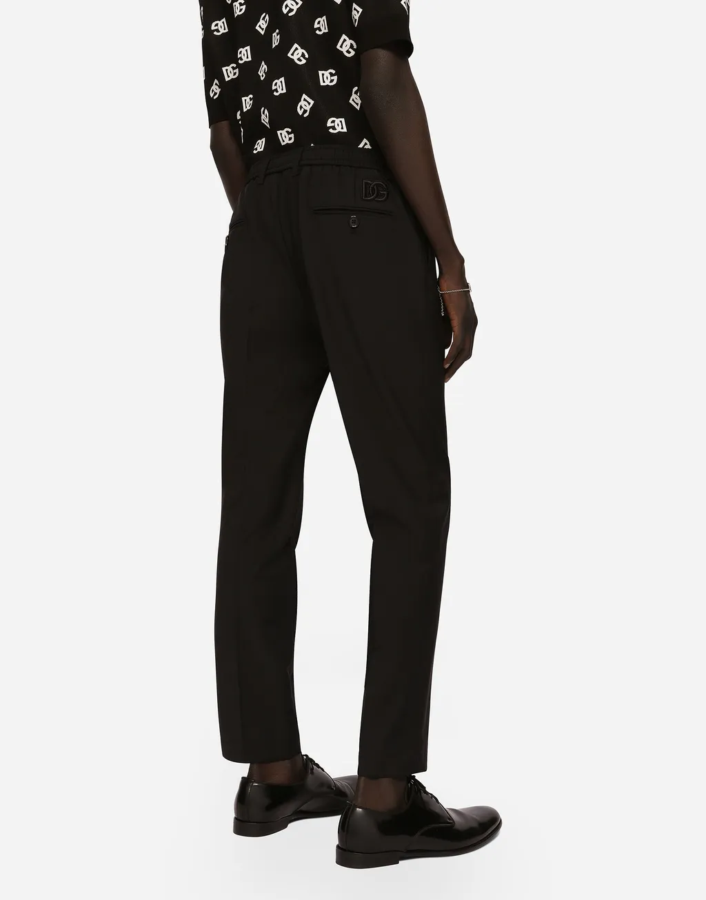 Dolce & Gabbana Logo-Embroidered Trousers