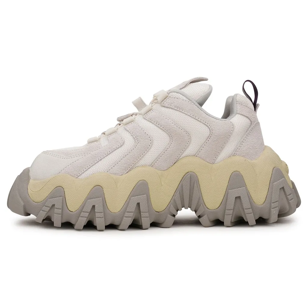 Square-Toe Chunky Sneakers