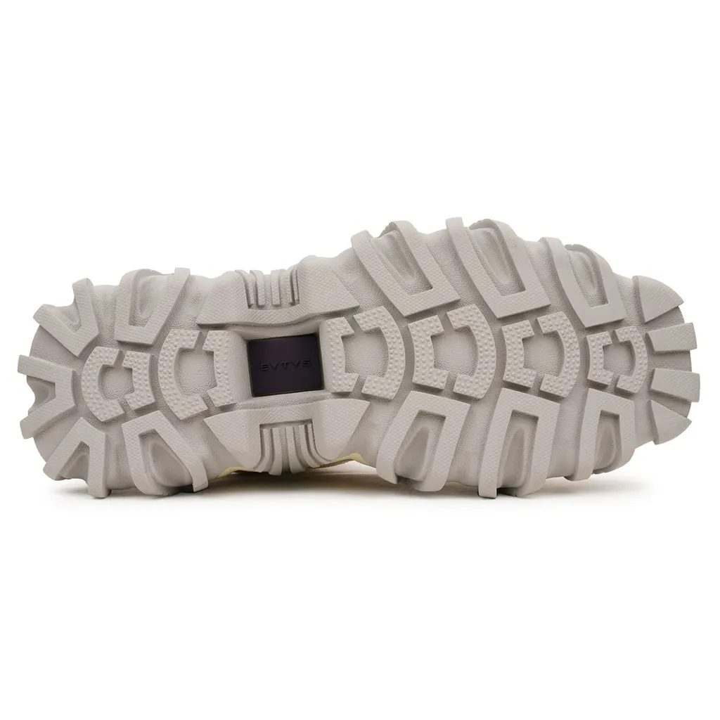Square-Toe Chunky Sneakers