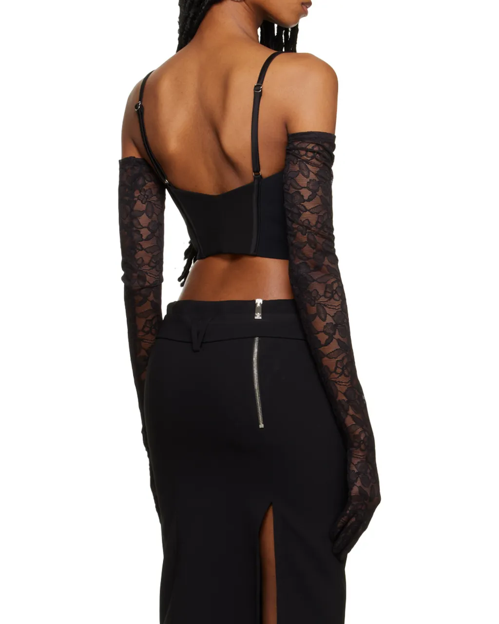 Zipped Crop Tank Top