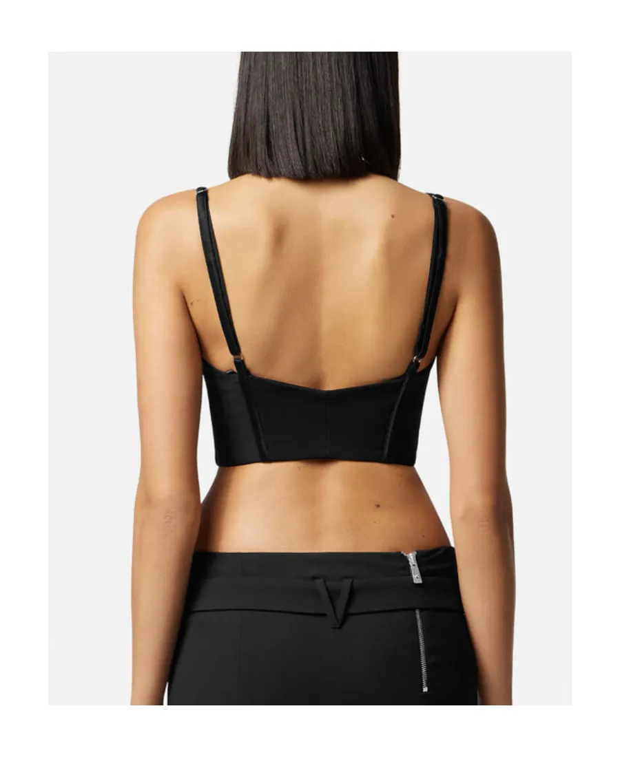 Zipped Crop Tank Top