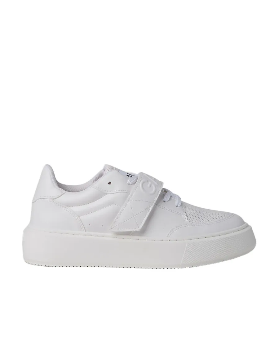 Ganni Touch-Strap Low-Top Sneakers
