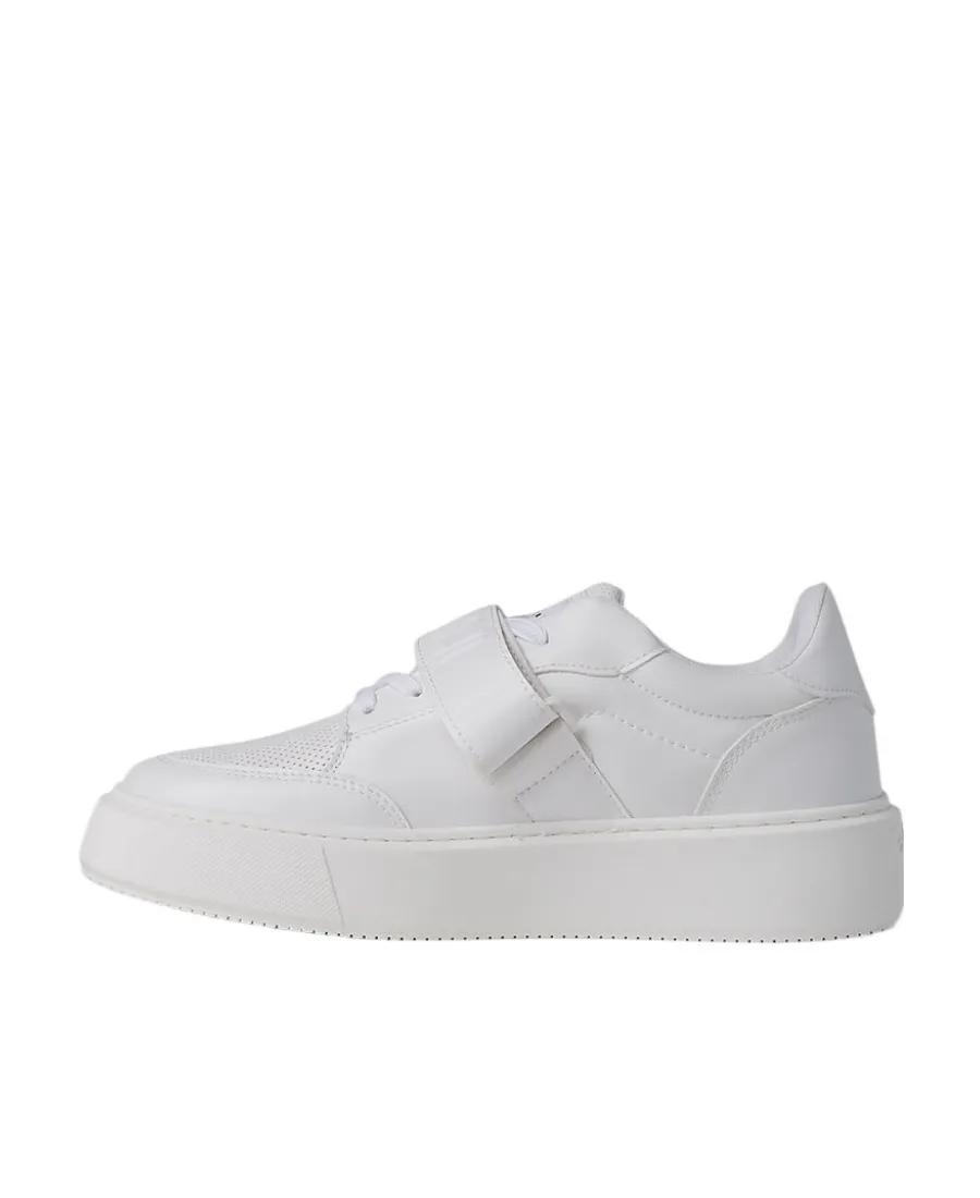 Ganni Touch-Strap Low-Top Sneakers