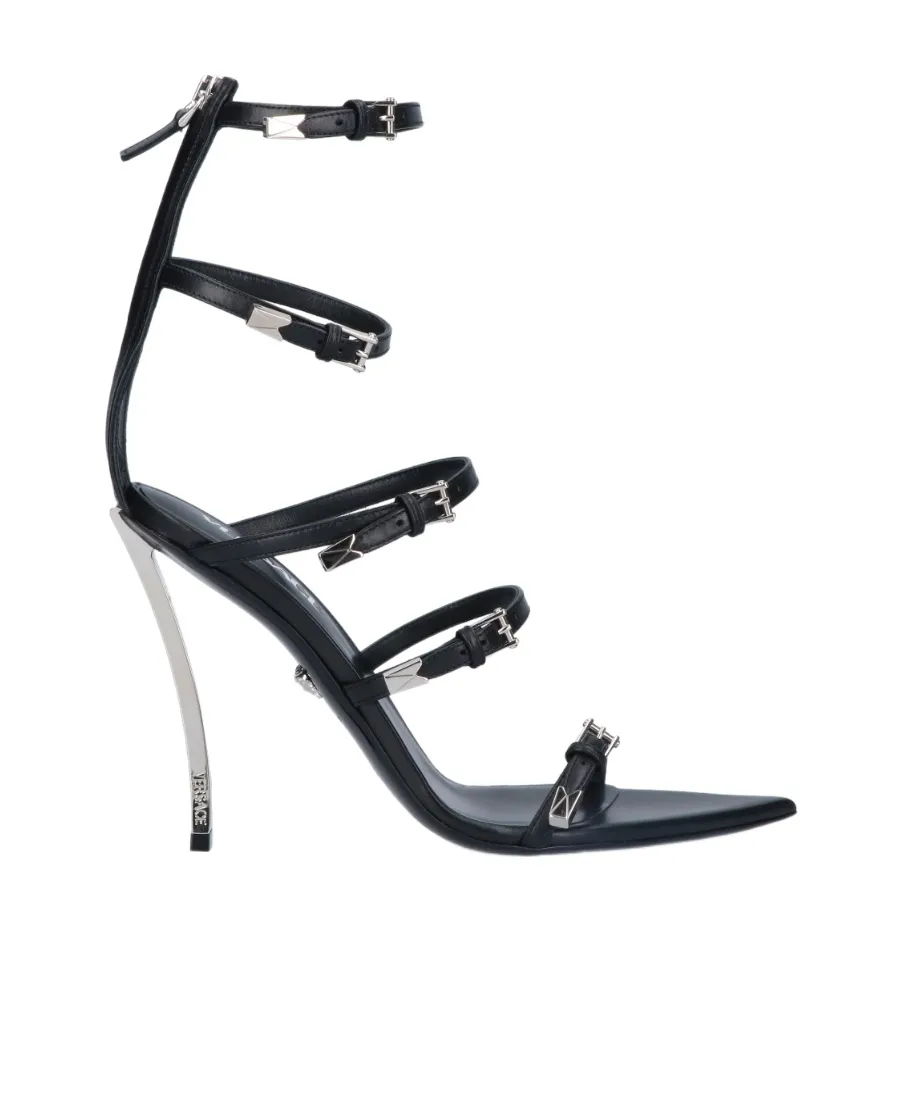 Versace High-Heeled Buckle Fastened Sandals