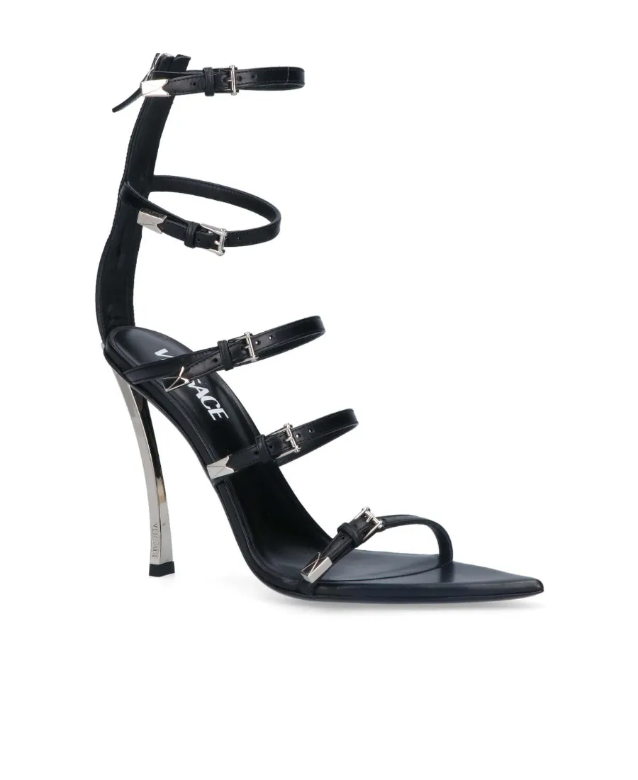 Versace High-Heeled Buckle Fastened Sandals