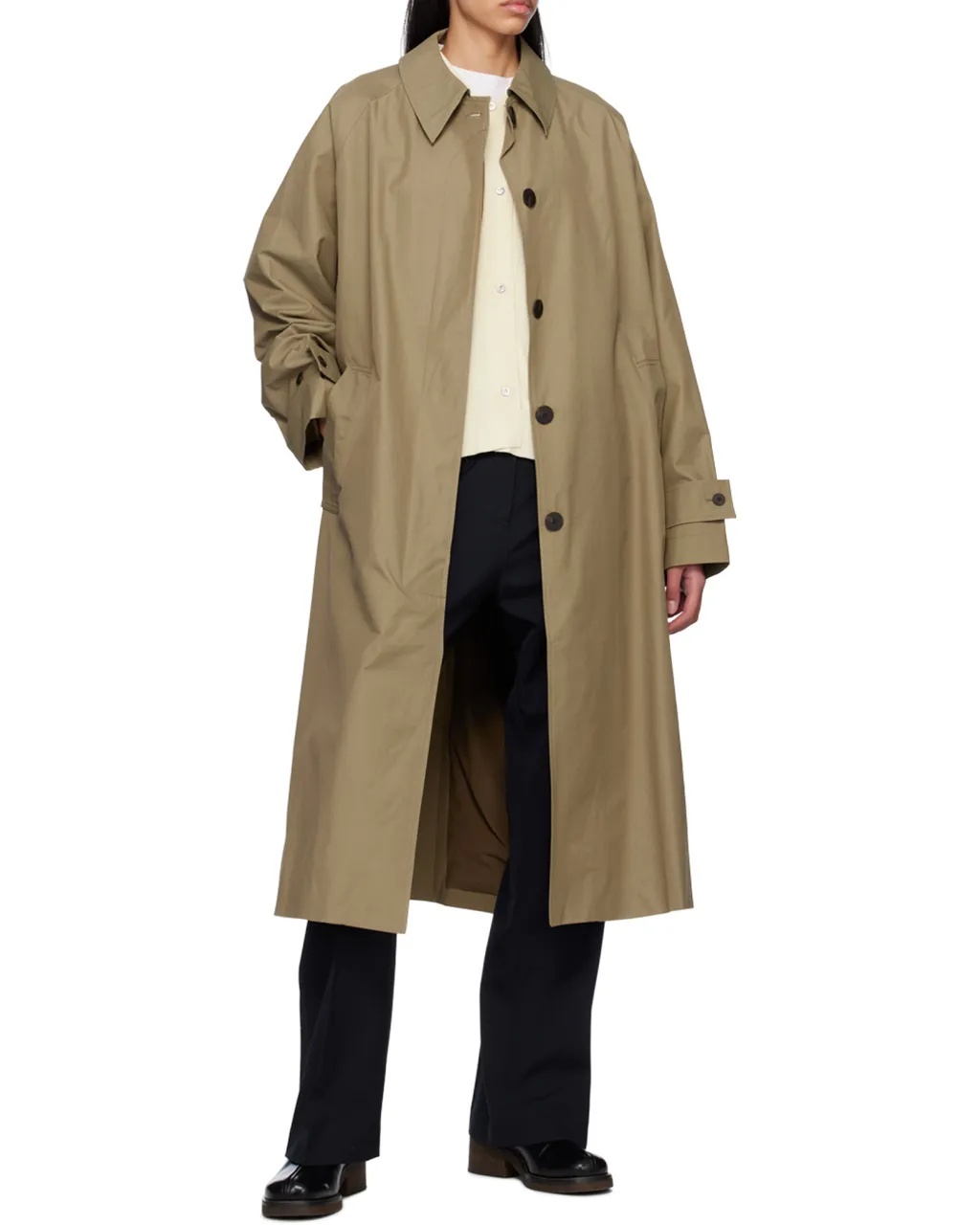 Rie Virgin Wool-Blend Tailored Trousers