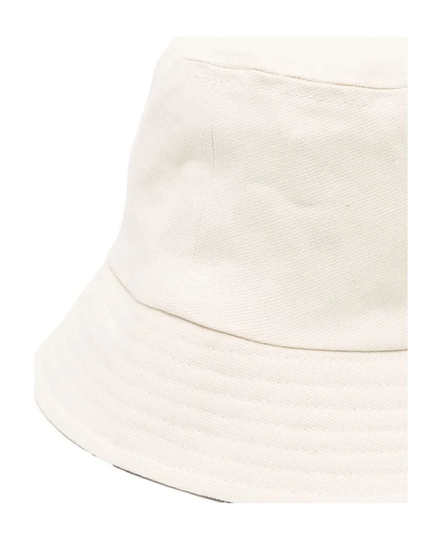 Isabel Marant Logo Embroidered Narrow Brim Bucket Hat